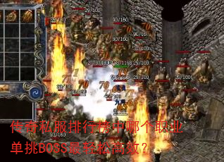 ����˽�����а����ĸ�ְҵ����BOSS�����ɸ�Ч��