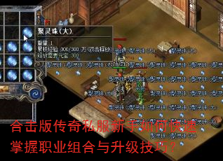 合击版传奇私服新手如何快速掌握职业组合与升级技巧? 合击版传奇私服新手如何快速掌握职业组合与升级技巧?