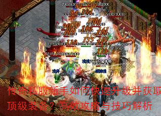 传奇私服新手如何快速升级并获取顶级装备?高效攻略与技巧解析 传奇私服新手如何快速升级并获取顶级装备?高效攻略与技巧解析