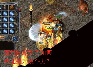 蓝月私服新手如何快速提升战斗力? 蓝月私服新手如何快速提升战斗力?