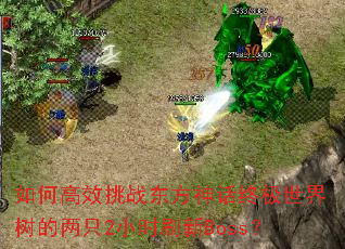 如何高效挑战东方神话终极世界树的两只2小时刷新Boss? 如何高效挑战东方神话终极世界树的两只2小时刷新Boss?