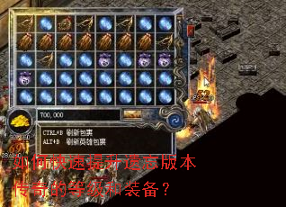 如何快速提升遗忘版本传奇的等级和装备? 如何快速提升遗忘版本传奇的等级和装备?