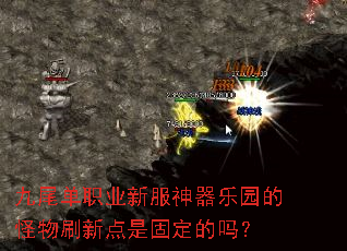 九尾单职业新服神器乐园的怪物刷新点是固定的吗? 九尾单职业新服神器乐园的怪物刷新点是固定的吗?