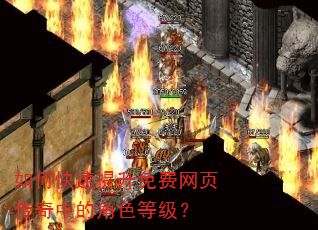 如何快速提升免费网页传奇中的角色等级? 如何快速提升免费网页传奇中的角色等级?