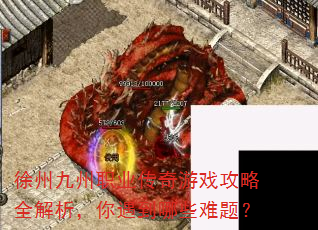 徐州九州职业传奇游戏攻略全解析,你遇到哪些难题? 徐州九州职业传奇游戏攻略全解析,你遇到哪些难题?